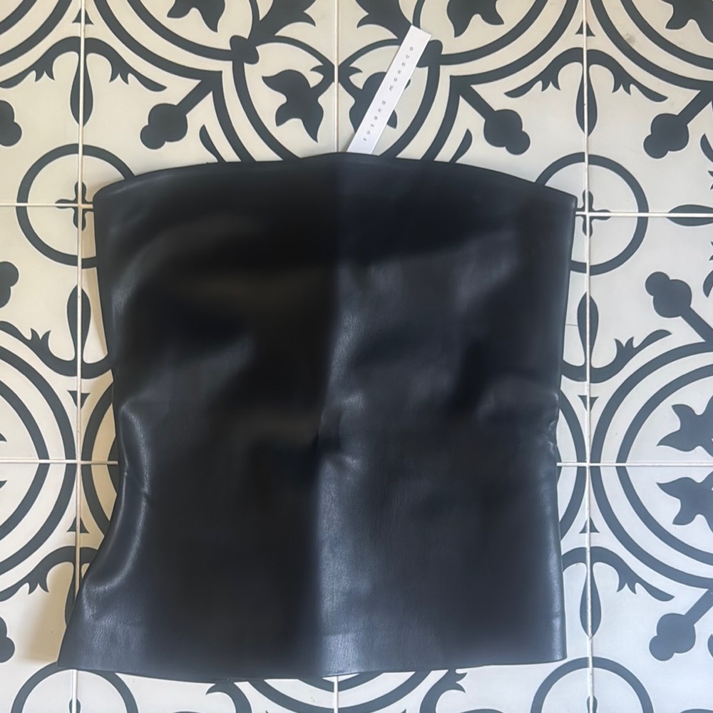 Susana Monaco Black Strapless Top